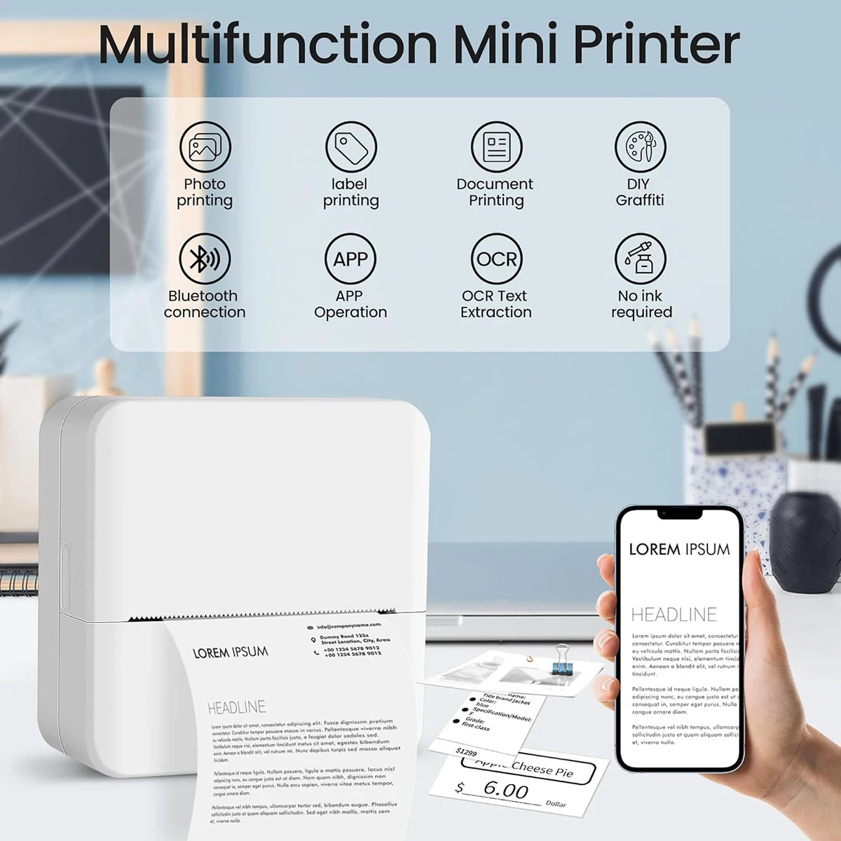 MiniPrint Pix White