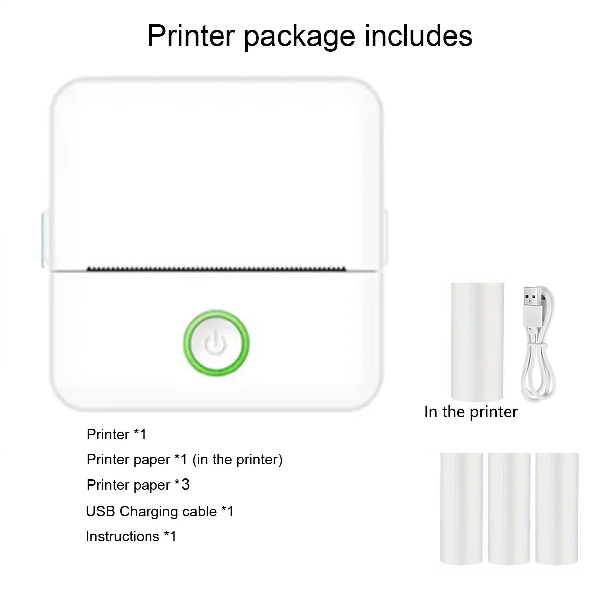 MiniPrint Pix White